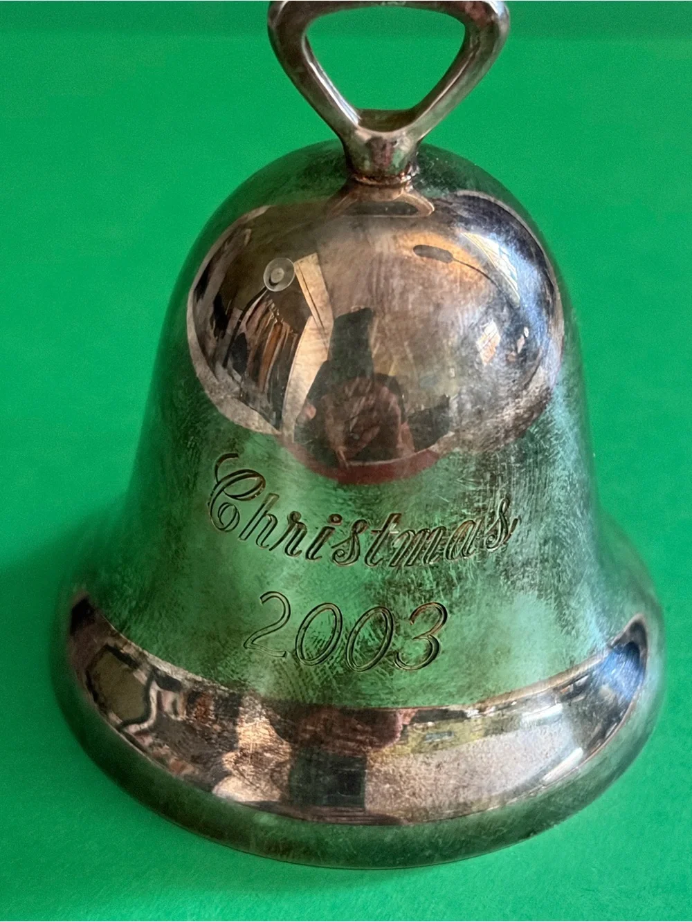 Reed & Barton Silver Plated Annual Christmas 2003 Bell Ornament